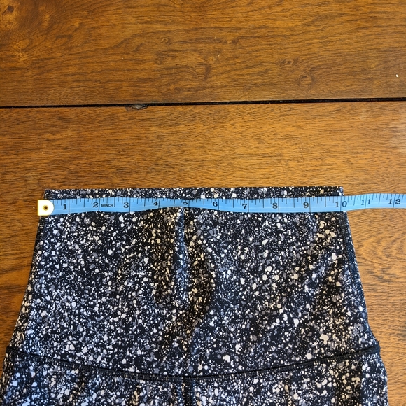 LULULEMON Wunder Under Pant Hi-Rise Splatter White Black - Picture 10 of 11